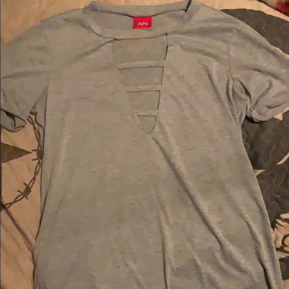 Grey soft tee